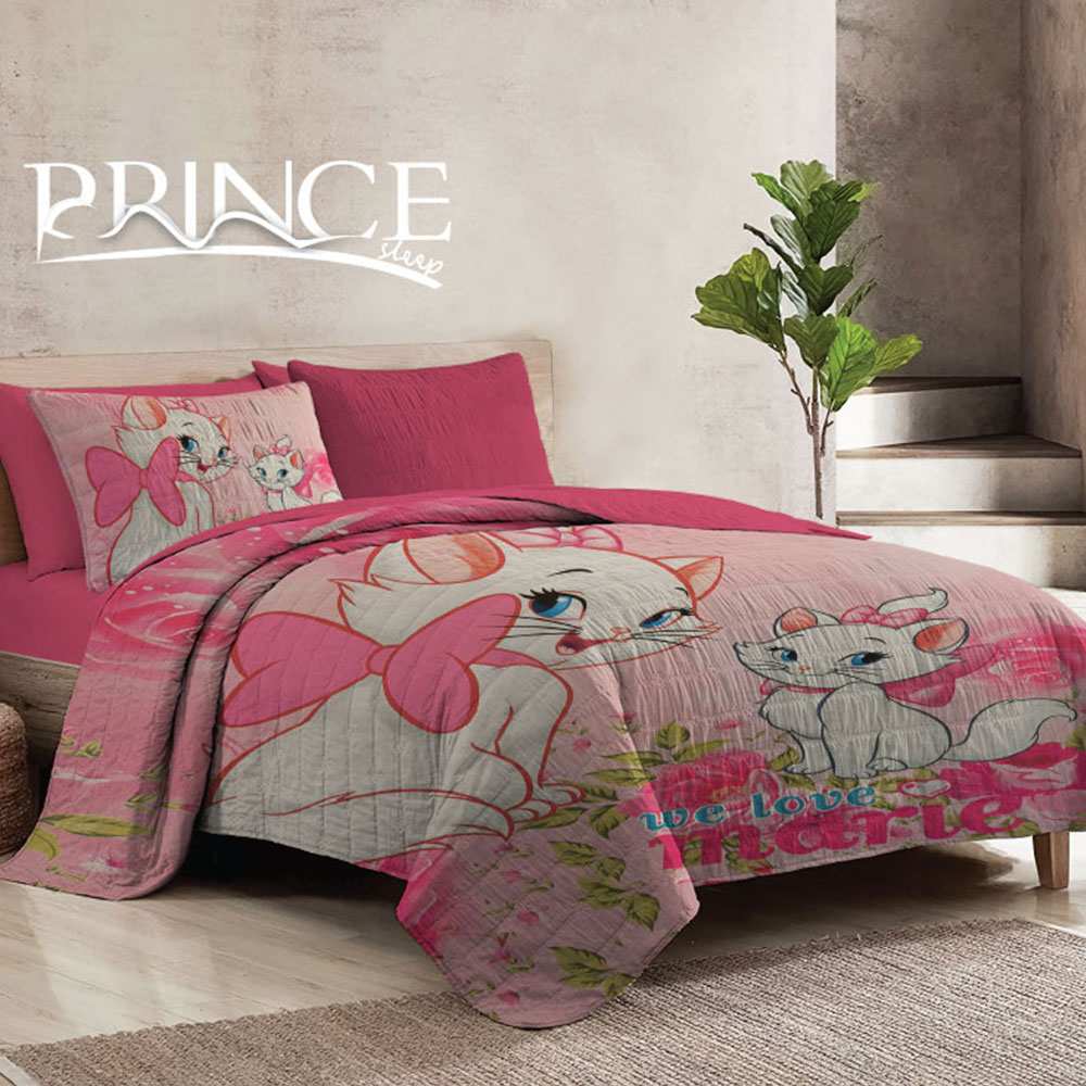 Cartoon Bedspread B- Fushia