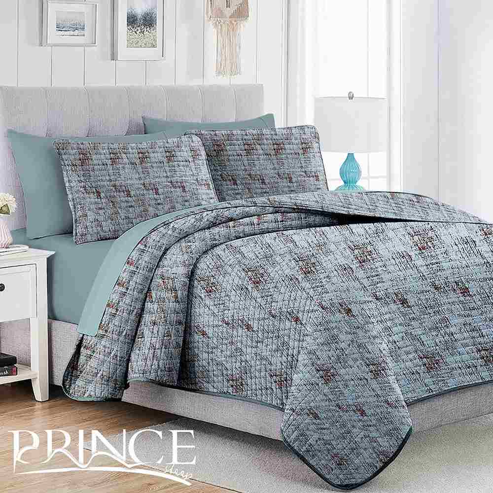 wave 1 Bedspread - blue