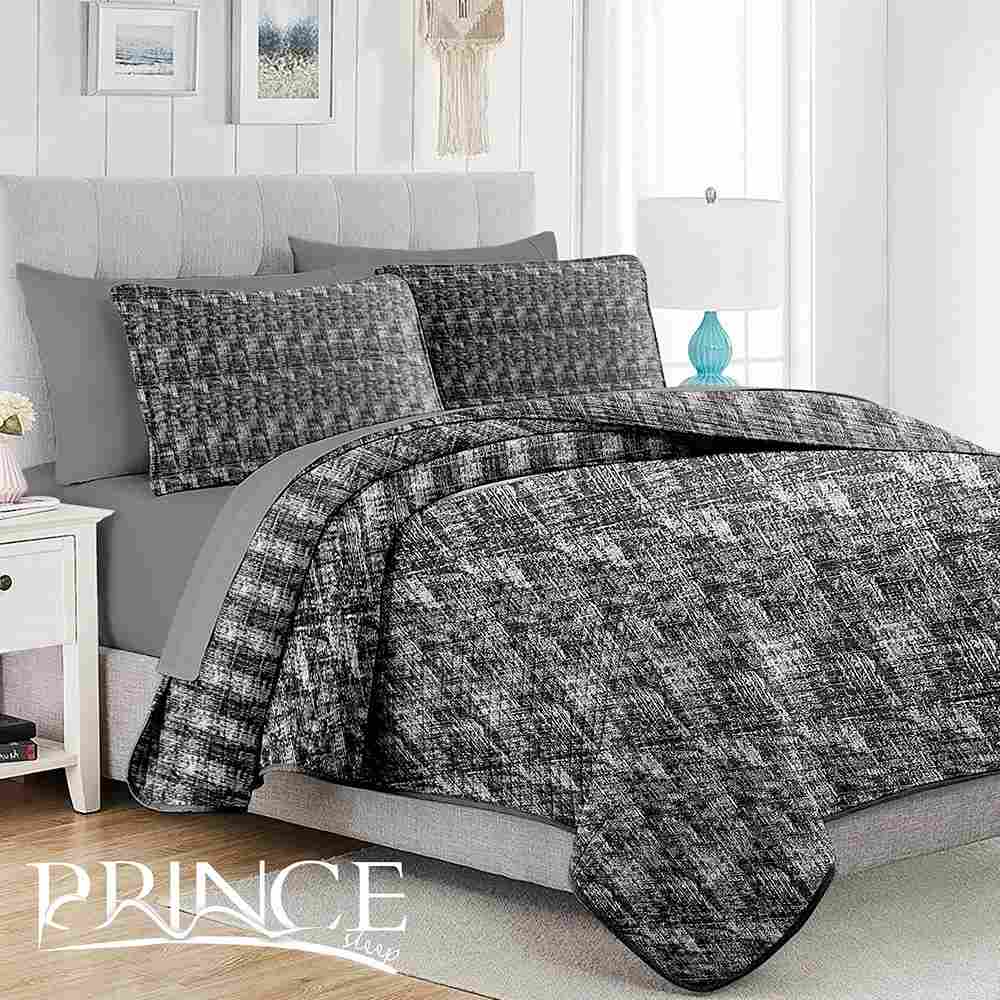 wave 1 Bedspread - dark gris